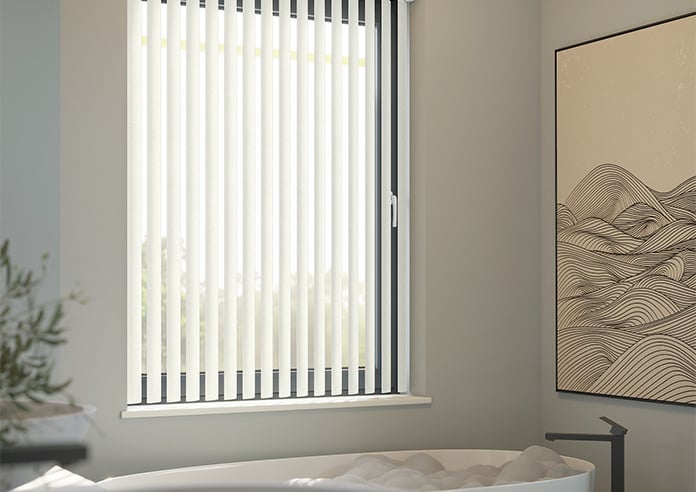 Sorrento (Blackout), Stone - Vertical Blind - Image 5